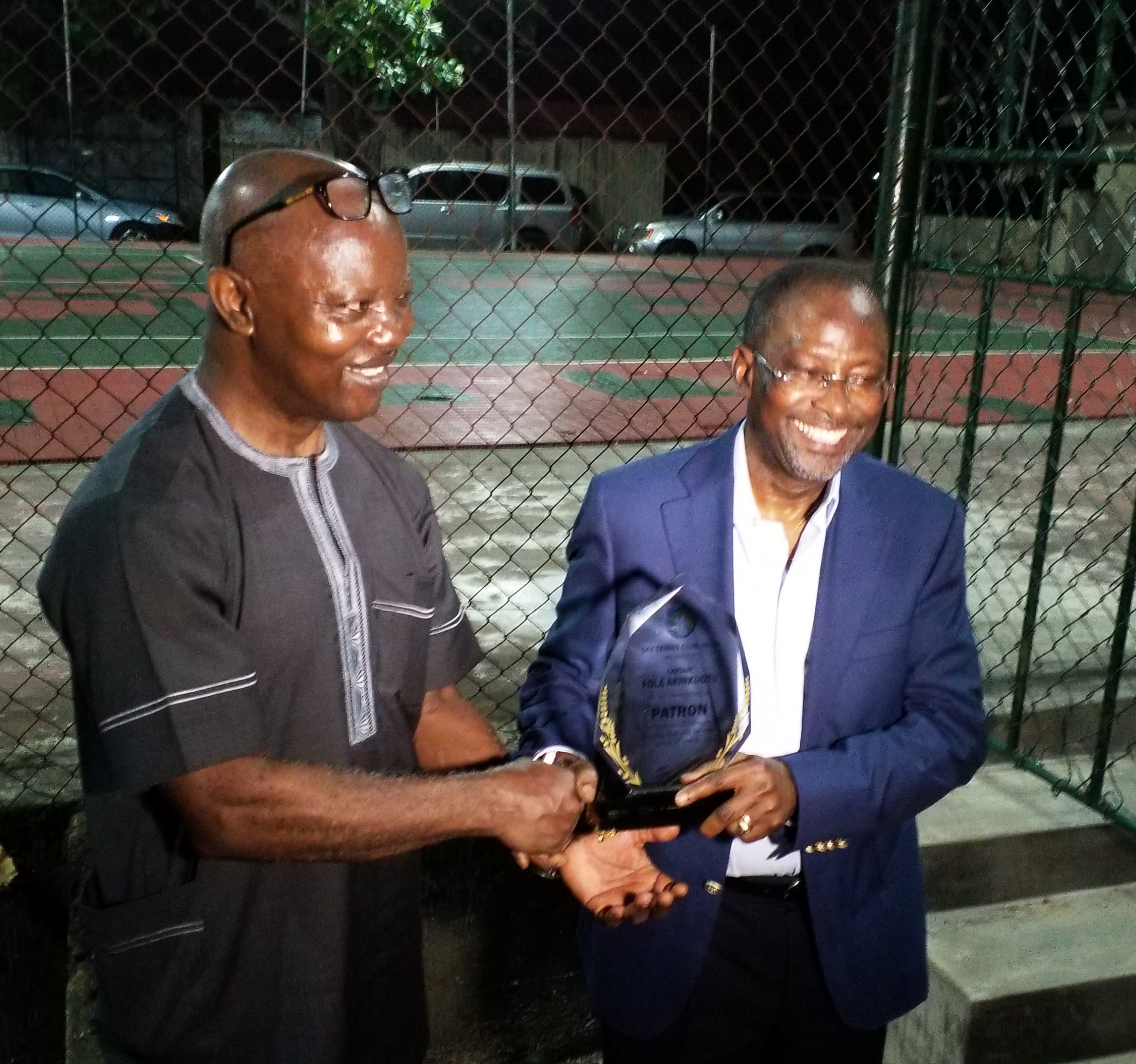 NAMA MD recognised as Patron Of Sky Tennis Club, Ikeja