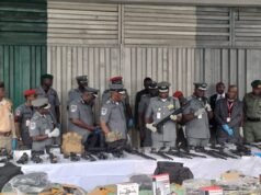 Major haul as Customs Intercepts Rifles Worth N270m at Lagos airport