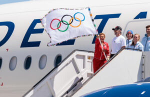 Delta celebrates Team USA, return of the Olympic Games to the US with LA28 livery