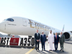 Emirates officially unveils revolutionary A350 aircraft