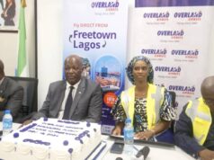 Overland Airways Operates Lagos-Freetown Inaugural Flight as SLCAA Commends Airline
