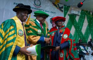 FUOYE Confers Honorary Doctorate on Dr. Onyema