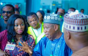 Ganduje tours Lagos airport, seeks collaboration among aviation agencies