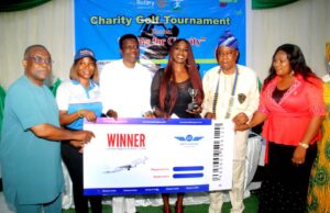 UNA Rewards Four Winners with Return Tickets, Receives Excellence Award at Rotary Sports Festival