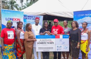 CSR: Air Peace splashes six return tickets on women in Umuerim Umukparo in Abia