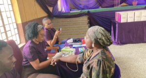 JEDLOF boss charges Nigerians on regular medical check up, provides free service to over 100 widows in Lagos