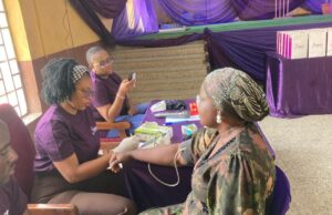 JEDLOF boss charges Nigerians on regular medical check up, provides free service to over 100 widows in Lagos