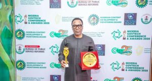 NiMet DG Honoured at Nigeria GovTech Public Service Awards 2025