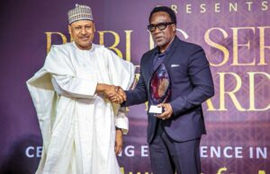 NiMet DG Bags BusinessDay Public Service Excellence Award 2025