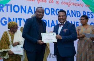 Onyema unveiled as Distinguished Human Rights Defender at NHRC 30th Anniversary Gala