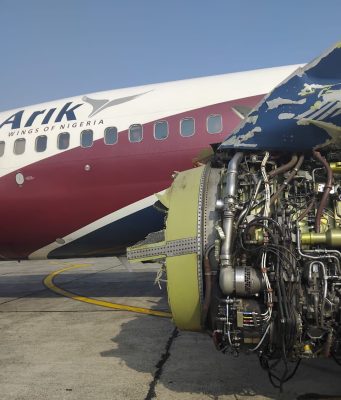 Arik Air flight diverts to Benin over engine issue as NSIB begins investigation