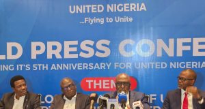 United Nigeria Airlines celebrates fifth anniversary, to launch New York flight second quarter