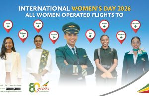 Ethiopian Airlines Marks International Women’s Day with All Women Functioned Flights to Eight Destinations