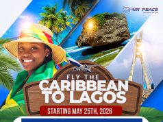 Air Peace Resumes Monthly Non-Stop Flights to the Caribbean