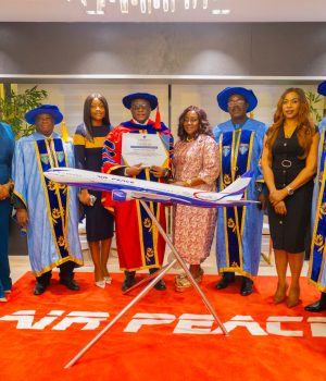 Onyema bags fourth honorary doctorate , reaffirms commitment education, nation building