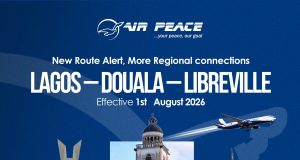 Air Peace launches new scheduled services to Douala, Libreville, Bamako, Conakry from August 1