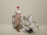 Emirates unveils world’s first electric Premium Economy seat with full-height privacy screen