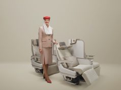 Emirates unveils world’s first electric Premium Economy seat with full-height privacy screen