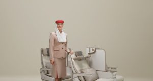 Emirates unveils world’s first electric Premium Economy seat with full-height privacy screen