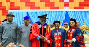ABUAD confers honorary award on United Nigeria Airlines chairman