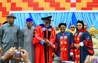 ABUAD confers honorary award on United Nigeria Airlines chairman